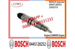 China BOSCH 0445120252 5263312 Neutral Fuel Injector Assembly 0445120252 5263315 For CUMMINS supplier