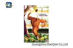 China CMYK Offset Printing Posters 3d Lenticulares Food / Drinking Advertising supplier
