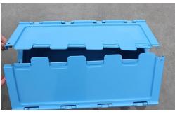 China Big plastic nested and stacked storage boxes and bins supplier
