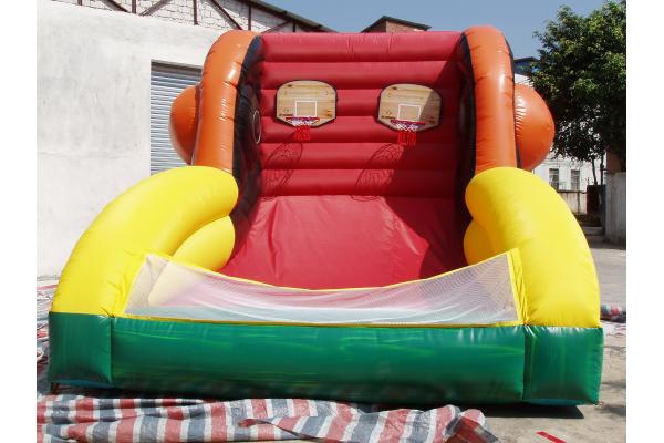 Inflatable Amusement Park With Basketball Game For Rent / Entertainment
