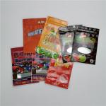 Recyclable Display Plastic Pouches Packaging Food Safe Cbd Gummy Smell Proof Bags for sale