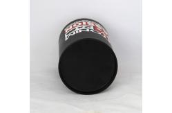 China Fashional Black Cylindrical Paper Can Packaging for Underwear and T-shirt supplier