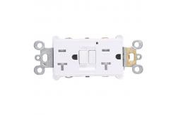 China 125V 20A Slim GFCI Electrical Outlet Self Test Grounding Fault Interruptor supplier