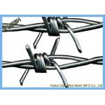 12 x 14 gauge 15kg/roll HDG Double Strand Galvanized Barbed Wire for sale