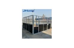 China Hdpe 8mm Movable Horse Stables Portable Temporary Reliable Prefab supplier