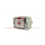 Square Slim Elevator Push Button ABS Base With Metal Circle Outer Frame