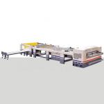 Two Layer Pneumatic Corrugated Carton Box Making Machine Cardboard Reel Paper Sheet Cutter for sale