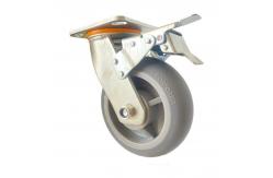 China 350kg Maximum Load TPR Casters for High Temperature Industrial Trolley Scaffold Wheels supplier
