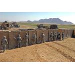Heavy Duty Defensive Barriers Sandbags Mil 10 Mil 3 Hesco Barriers For Shooting Range for sale