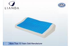 China Classic Cooling Aqua Gel Pillow Memory Foam Spandex Cover , Gel Cooled Pillow supplier