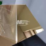 High Glossy Flexible Plastic Gold Silver Mirror Acrylic Sheet 2mm 2.5mm for sale