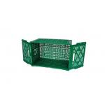 3.4kg 100% Virgin PP Heavy Duty Fruit And Vegetable Plastic Crates for sale