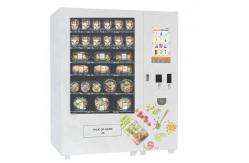 China Touch Screen Refrigerated Salad Vending Machine , Healthy Food Vending Locker With Lift supplier