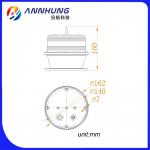 Monocrysilicon Solar LED Marine Lanterns Lithium Ion Battery For 2nm Safe Navigation