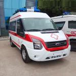 Ambulance Vehicle Car Ford 4*2 Ambulance Car Emergency Ambulance Car With A Maximum Speed Of 130 Km/H for sale