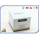 Lock Bottom Folding Carton Box Gold Paper UV White Printed Embossed Logo for sale