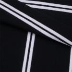 Smooth Skin-Friendly And Natural  Not Easy To Deform Striped Knit Fabric For Polo Shirt for sale