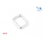 Polished Bag Making Hardware Simple Style , Professional Metal Buckles For Bags for sale
