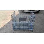 Mobile Steel Mesh Containers Stillage Collapsible Metal Mesh Containers for sale