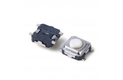 China White Button 4 Pins SMD Tactile Switch 3x3 1.5-2.0mm Height supplier