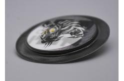 China Two Reflective Effects 1.0Mm TPU Embossed Patch For Garments supplier