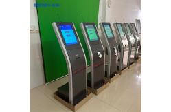 China Smart Queue Management Kiosk Digital Signage 17 Inch Stand LED Display supplier