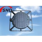 Ductile Iron Manhole Cover 600*600 Mm Sizes Class C250 Cover
