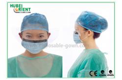 China ISO9001 Earloop PP Nonwoven Disposable Protective Face Mask With Splash Visor supplier