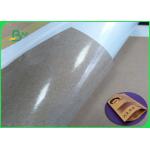 1 Side Coated Water proof Polythene Coated Paper 50gsm Paper For Food Packaging for sale