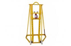 China 5 T Drum Heavy Load Underground Cable Tools Adjustable Cable Drum Jack supplier