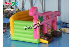 China Customized Kids Inflatable Amusement Park T-Rex Dinosaur Theme Bouncy Castle supplier