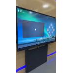 Adjustable Height Interactive Flat Panel Stand For Floor/ Wall Mounting Smart TV Touch Monitos for sale
