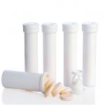 Custom Vitamin C Tube Bottle with Effervescent Tablet Packaging and Offset Printing for sale