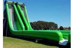 China Creative Large Inflatable Dry and Wet Slides With Quadruple Stitching supplier
