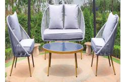 China Modern Home Style Bsci Outdoor Garden Patio Furniture Rattan Sofas Set supplier