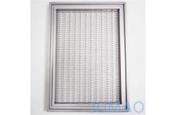 China Woven Flat Decorative Wire Mesh Metal Room Divider supplier