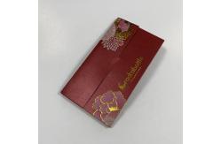 China 350g Paper Paperboard Custom Red Packet Handmade Red Envelope For Gift Presentation supplier