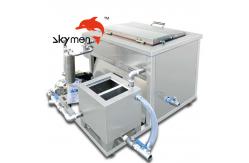 China 3600 Watt Ultrasonic Parts Cleaner 360L Heat Exchanger Rust Dust Grease Removing supplier