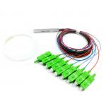 1×8 Fiber PLC Splitter Single Mode Blockless PLC Fiber Optic Coupler(7233202) for sale