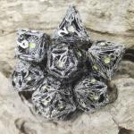 Sturdy Polishing Sturdy Portable Handmade Anti wear Mini polyhedral RPG Dice Set for sale
