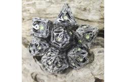 China Resin Polyhedral Odorless Sharp Resin Polyhedral Dice Mini Polyhedral Dice Set supplier