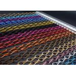 2m Height Gold Color Aluminium Chain Link Metal Mesh Curtain for Decorative for sale