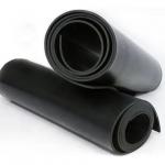 Tensile Strength 4MPa Black Industrial Rubber Matting Custom EPDM Silicone Rubber Sheet for sale