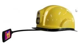 China 4G Smart Temperature Infrared Thermal Auto Temperature Helmet supplier