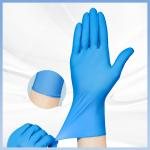 Disposable 9 Inch Blue Synthetic Nitrile Gloves Antistatic Medical Exam Gloves for sale