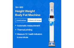 China Ultrasonic Physician Weight and Height Scale Body Composition Analyser supplier