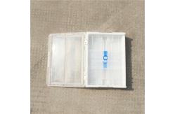 China Attached Lids Collapsible Plastic Tote Boxes / Foldable Plastic Container supplier