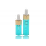 Small Volume Slim Glass Essential Oil Packaging Bottles With 18mm Dropper for sale