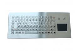 China IP68 Desktop Keyboard With Touchpad Vandal Proof Stainless Steel Industrial Keyboard supplier