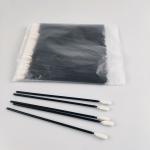 6.6 Inch Black Extra Long Foam Cleaning Swabs For Fine Powders Clean for sale